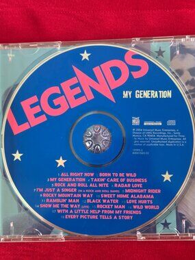 2004, LEGENDS, MY GENERATION CD!!!